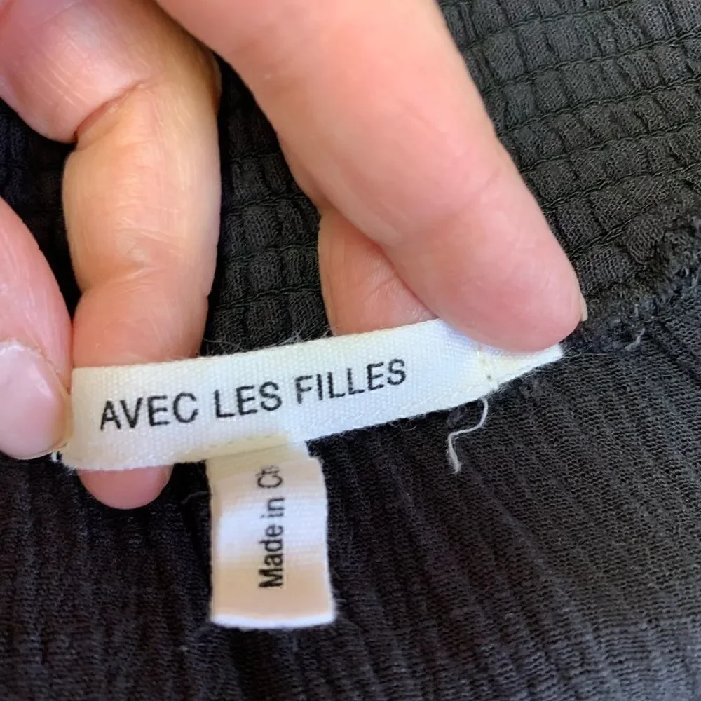 Avec Les Filles Off The Shoulder Embroiderer Dress Size XXS
